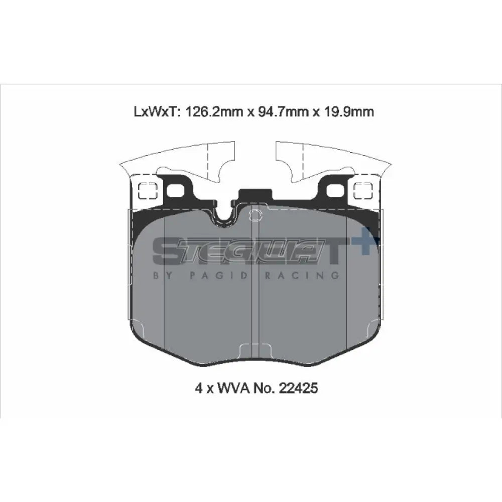 Pagid Street + Brake Pads Bmw 2-Series G4X Incl M240I 21 Front - T8209Sp2001