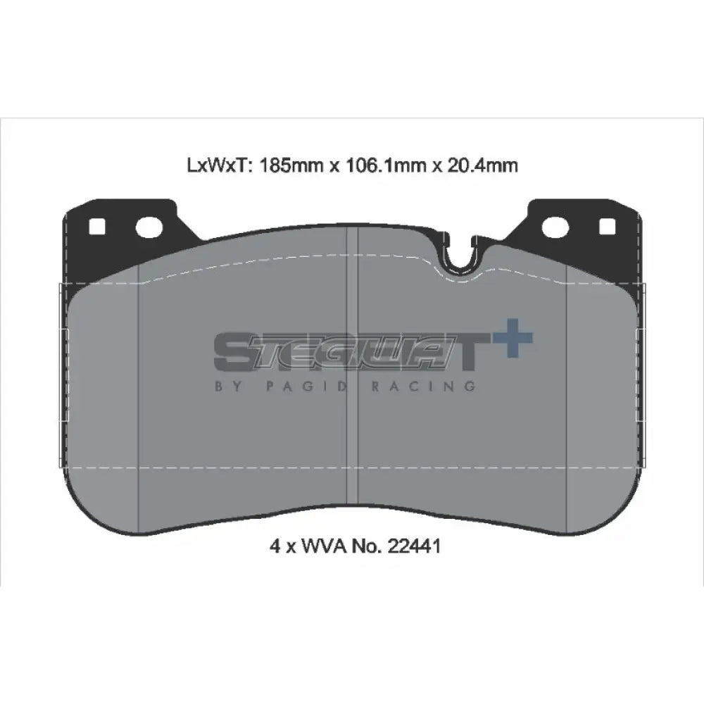 Pagid Street + Brake Pads Bmw M4 Comp G23 G83 21-24 Front