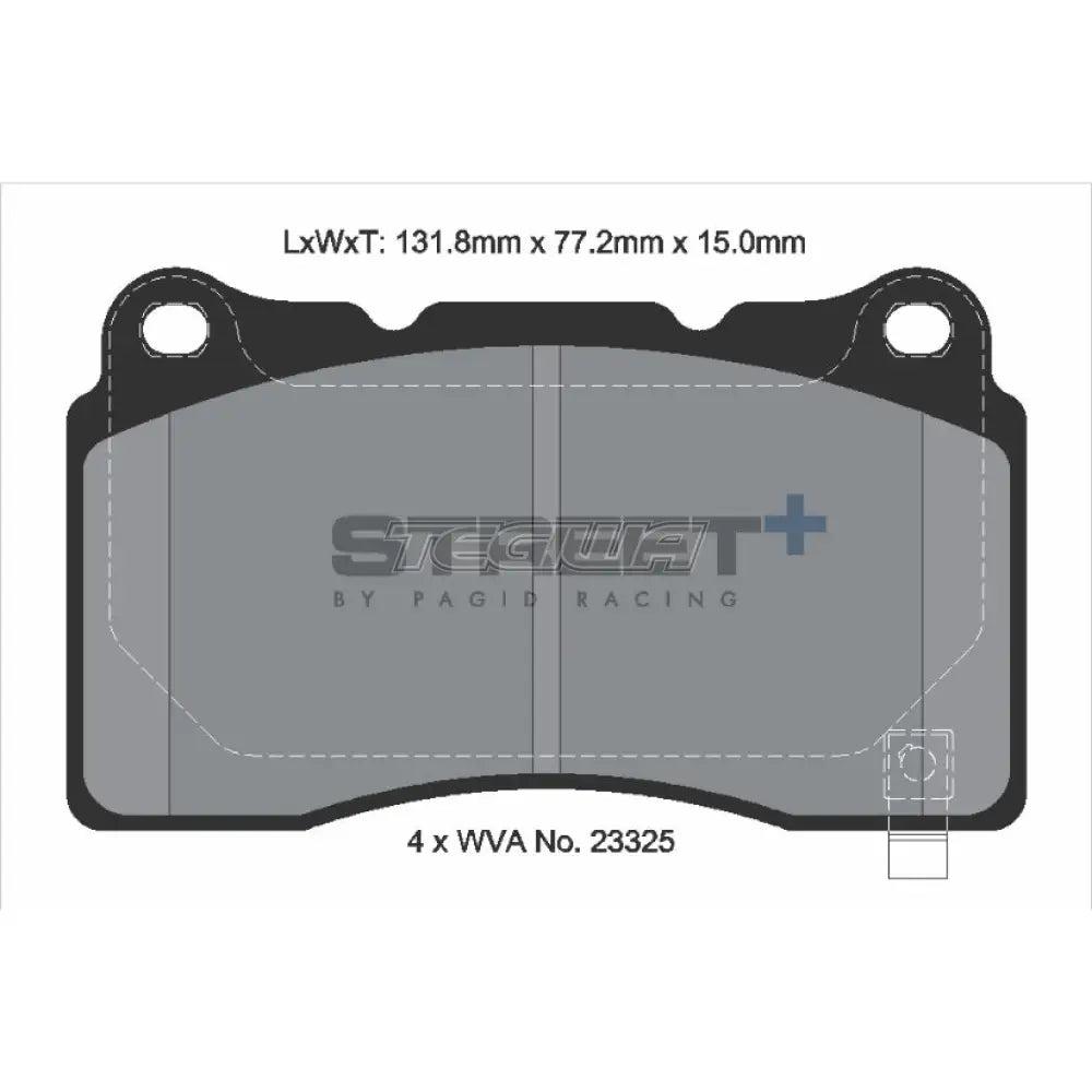 Pagid Street + Brake Pads Ford Mustang 14-19 Front