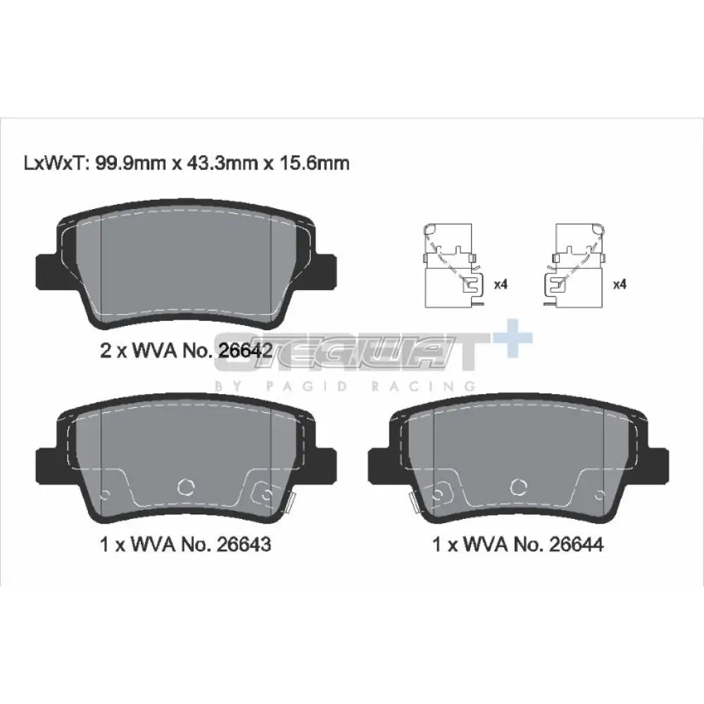 Pagid Street + Brake Pads Hyundai I20 N 20 Rear