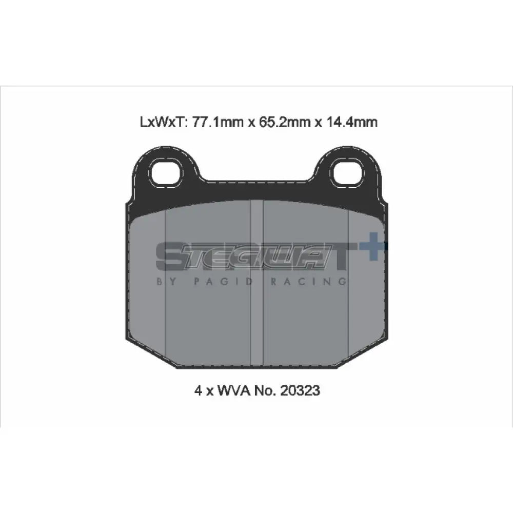 Pagid Street + Brake Pads Lotus Elise S1 S2 95-07 Front