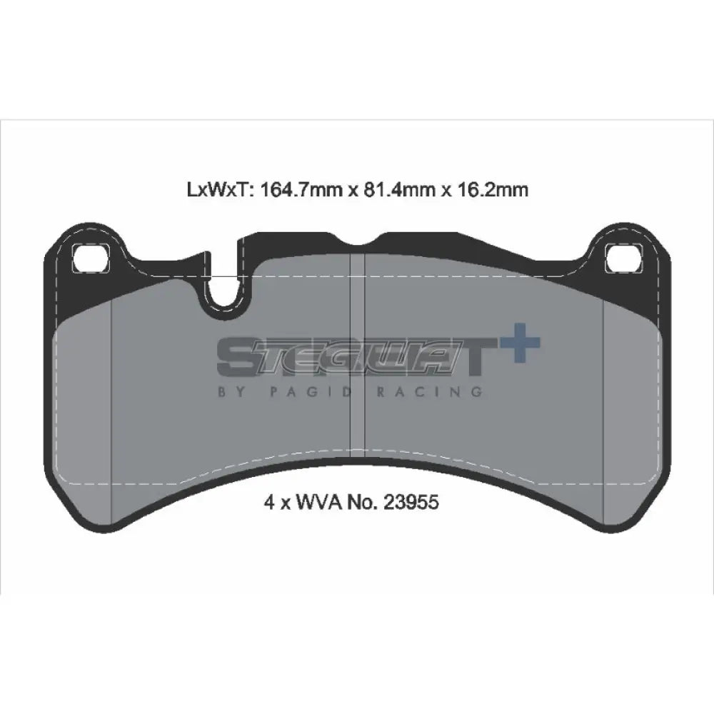 Pagid Street + Brake Pads Maserati Ghibli Mk3 13 Front