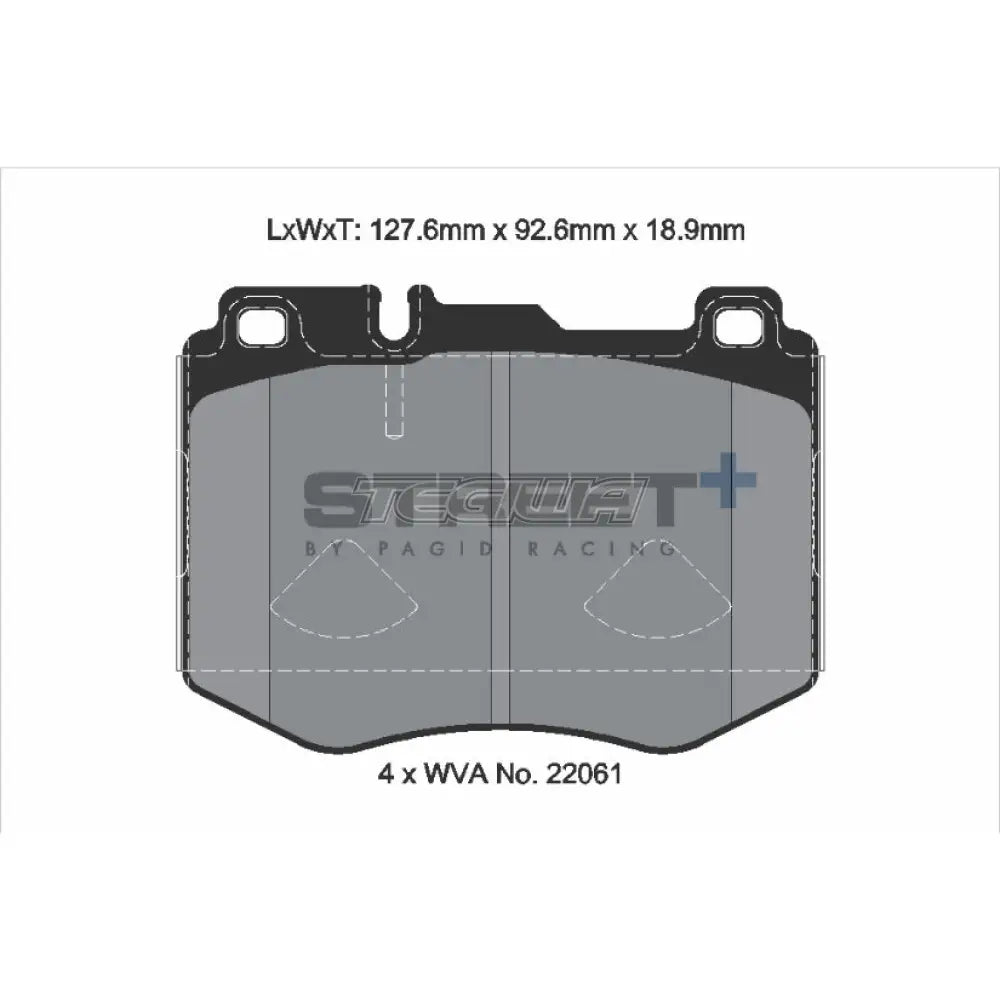 Pagid Street + Brake Pads Mercedes C-Class Amg C43 16-18 Front - T8160Sp2001