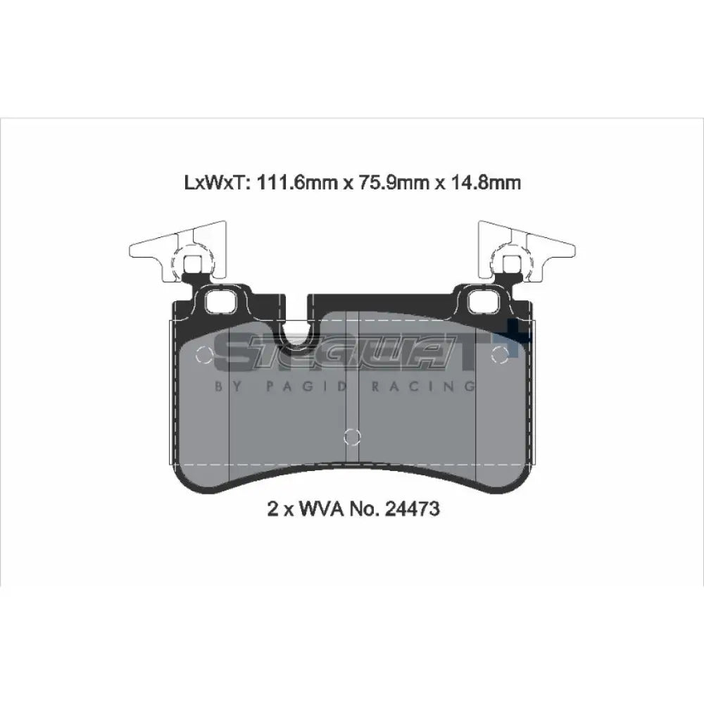 Pagid Street + Brake Pads Mercedes Sl-Class Amg Sl55 03-12 Rear