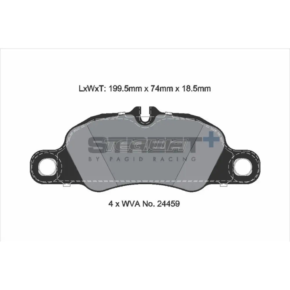 Pagid Street + Brake Pads Porsche 718 Boxster 982 2.0 16 Front