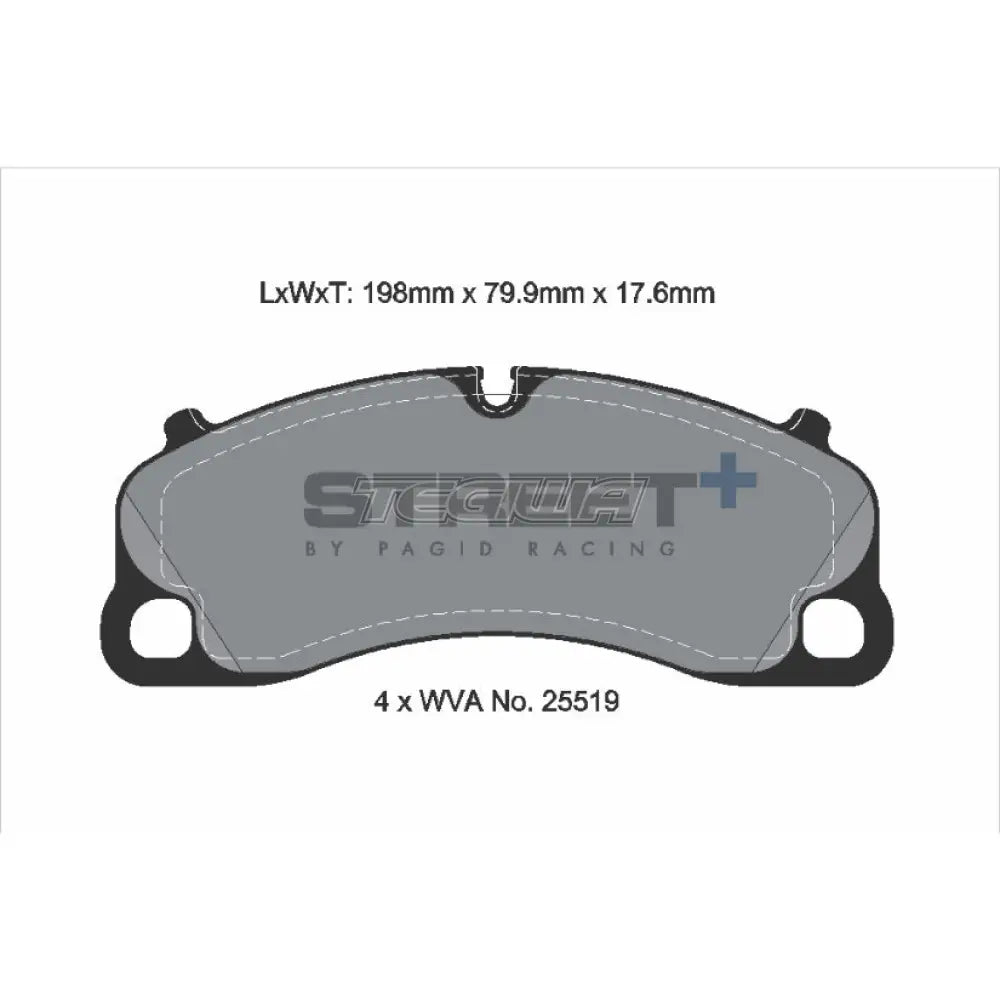 Pagid Street + Brake Pads Porsche 718 Boxster 982 Gts 4.0 19 Front