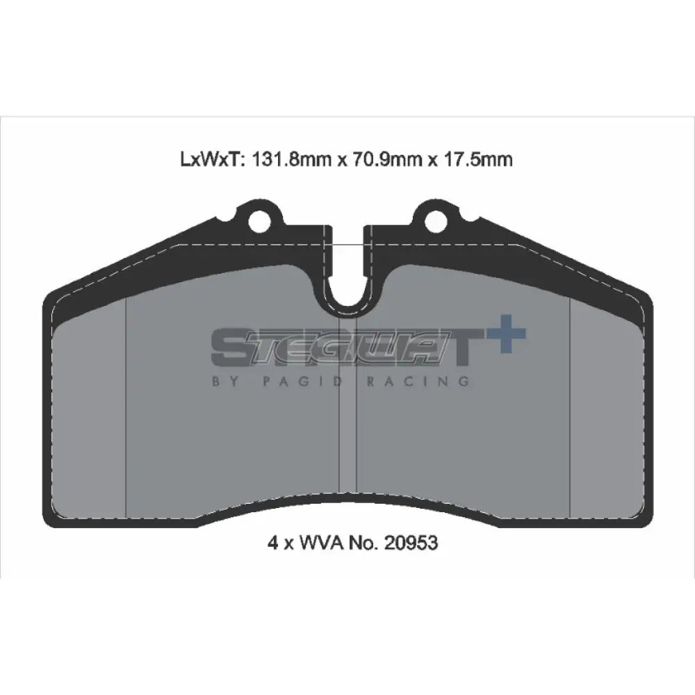 Pagid Street + Brake Pads Porsche 911 964 89-94 Front