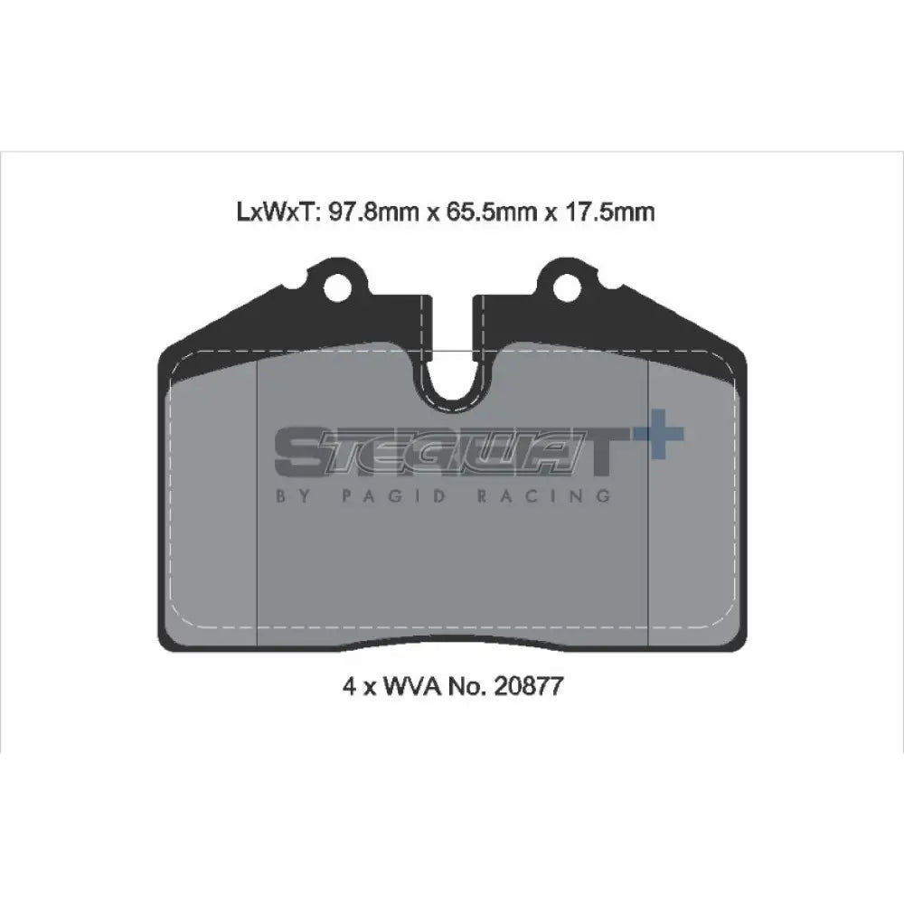 Pagid Street + Brake Pads Porsche 911 964 89-94 Rear