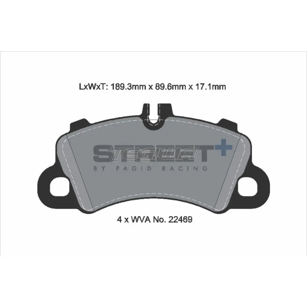 Pagid Street + Brake Pads Porsche Cayenne 9Ya 2.0 E-Hybrid Awd 23 Front