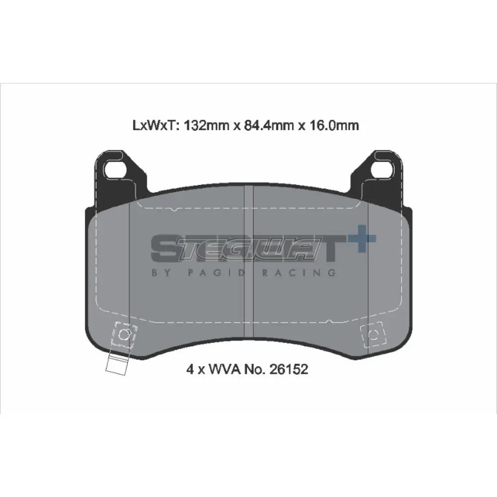 Pagid Street + Brake Pads Tesla Model 3 17-23 Front