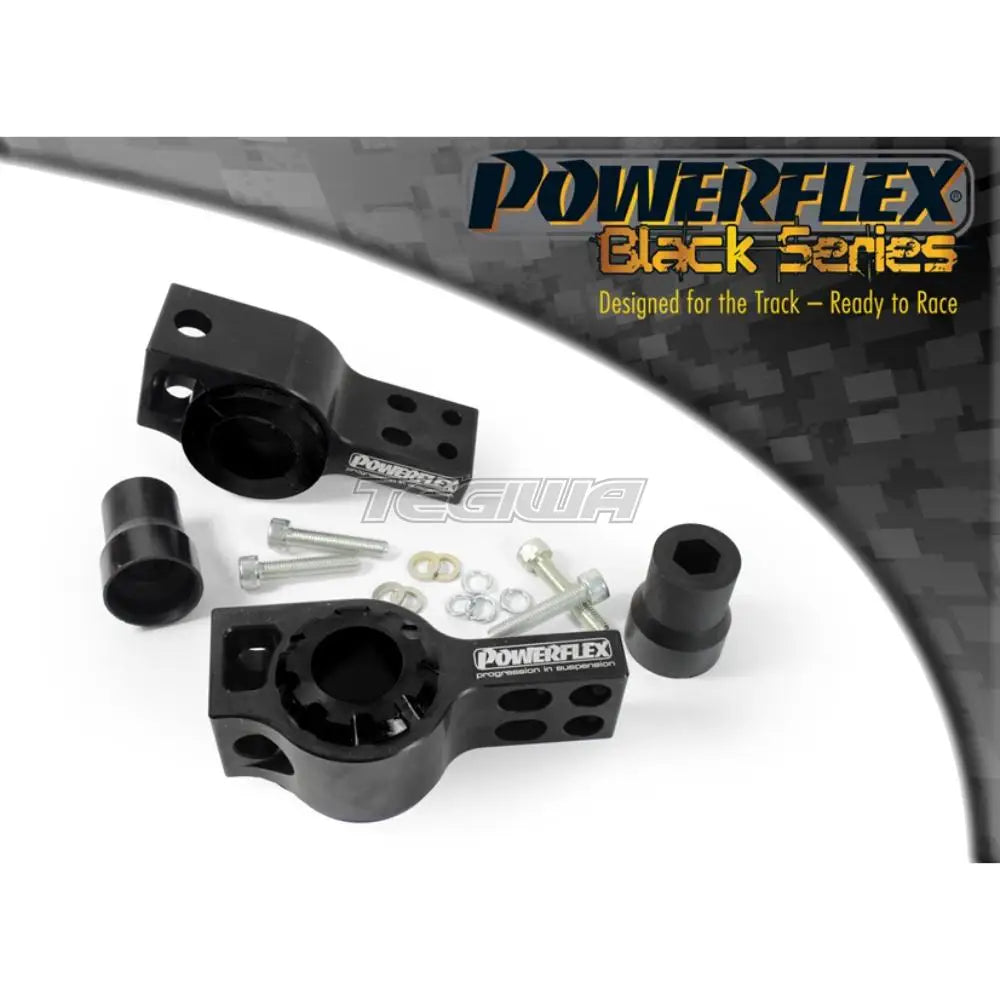 Powerflex Black Series Front Wishbone Rear Bush Anti-Lift Inc Caster Offset Audi A3 S3 Rs3 8P Mk2