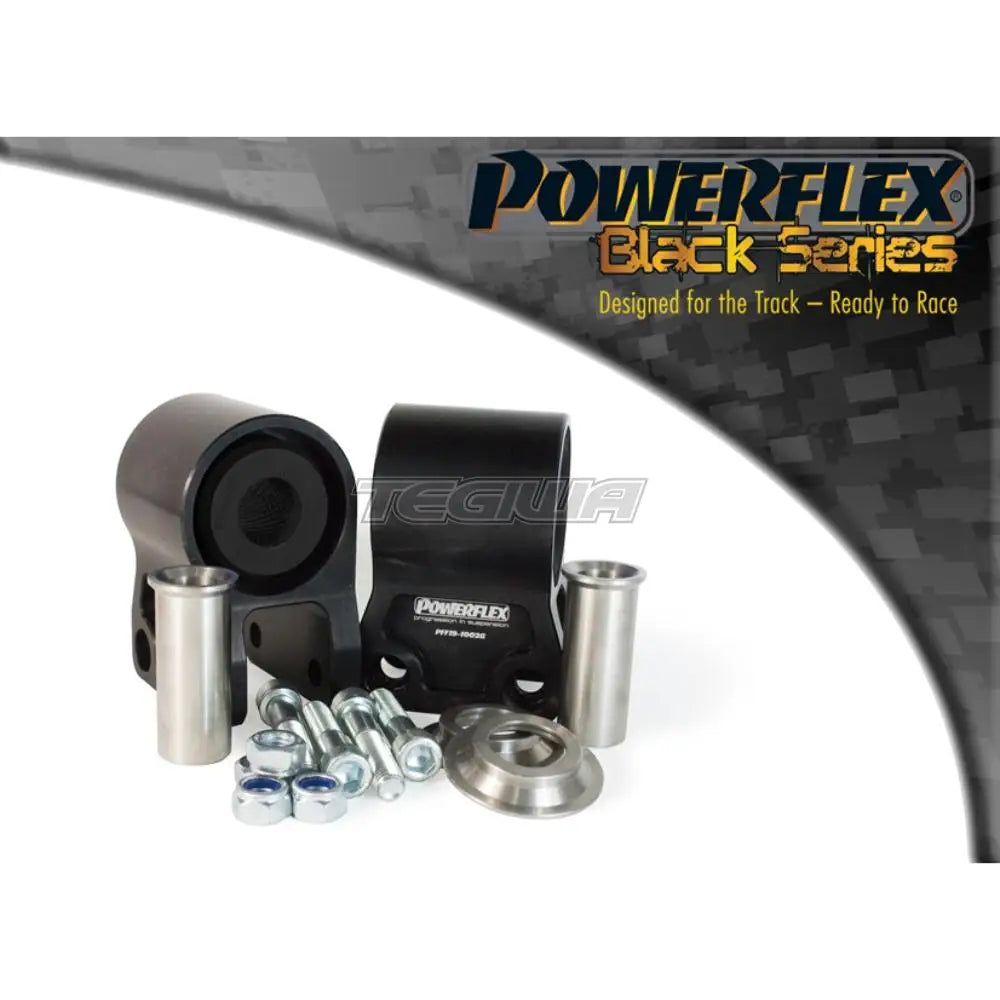 Powerflex Black Series Front Wishbone Rear Bush Anti-Lift Inc Caster Offset Ford Focus Mk2 St Rs