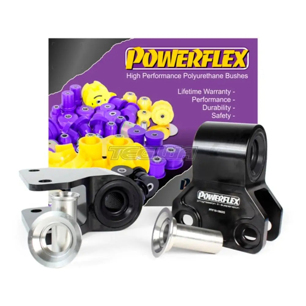 Powerflex Black Series Front Wishbone Rear Bush Anti-Lift Inc Caster Offset Ford Focus Mk3 St Rs