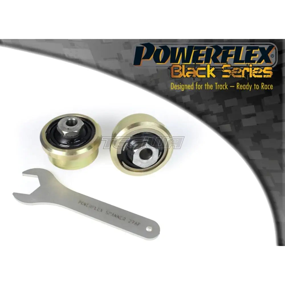 Powerflex Black Series Front Wishbone Rear Bush Caster Adjustable Ford Fiesta Mk8 8.5 Inc St 17 +