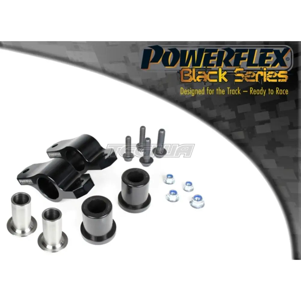 Powerflex Black Series Front Wishbone Rear Bush Caster Offset Ford Focus Mk1 Inc St Rs 98-04 Bushes