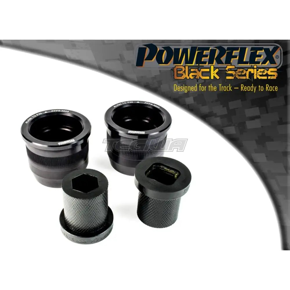 Powerflex Black Series Front Wishbone Rear Bush E46 Hybrid Aluminium Outer Bmw 3 E36 Inc M3 90-98