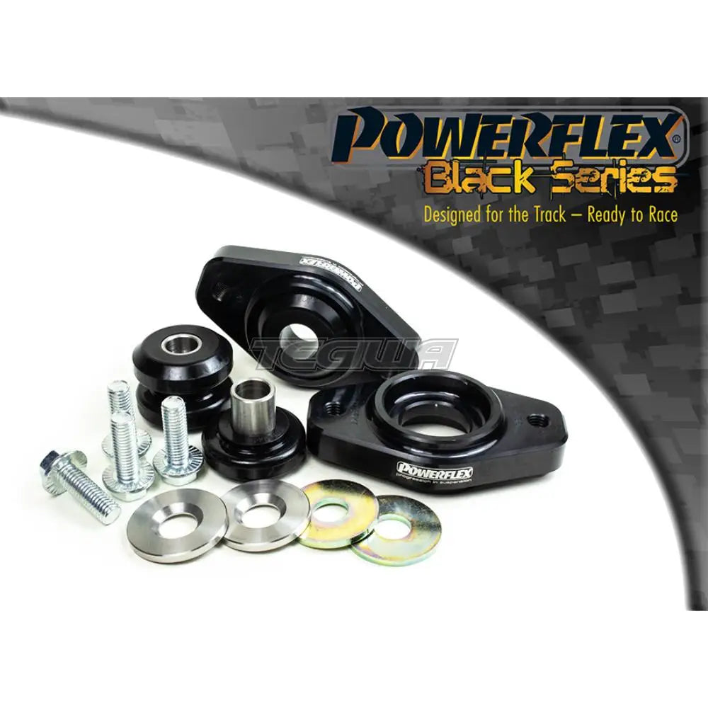 Powerflex Black Series Rear Lower Shock Mounting Bush Inc Bracket Bmw 1 E81 E82 E87 E88 04-13 Bushes