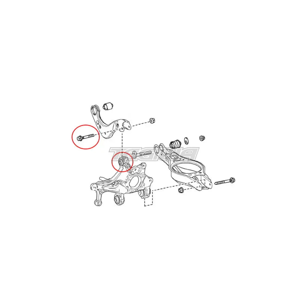 Powerflex Poweralign Rear Upper Arm Outer Camber Bolt Kit Toyota Gr Yaris 20 + & Control Arms