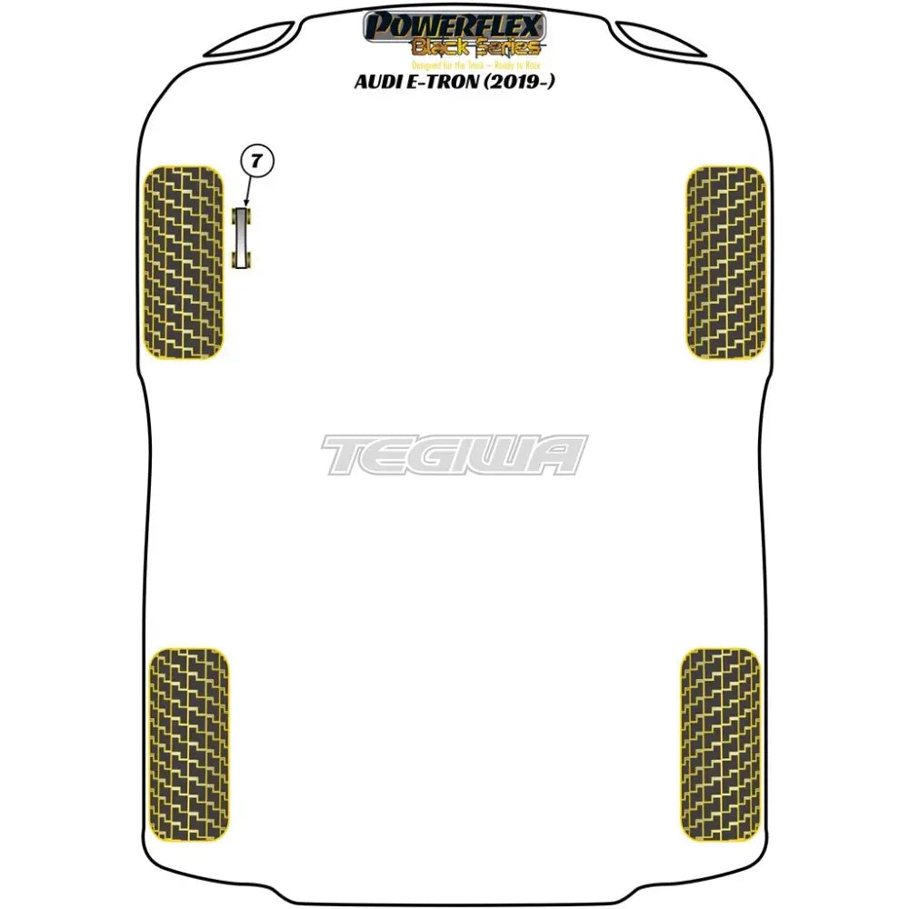 Powerflex Road & Black Series Jack Pad Adaptor Audi E-Tron 19 + Tools