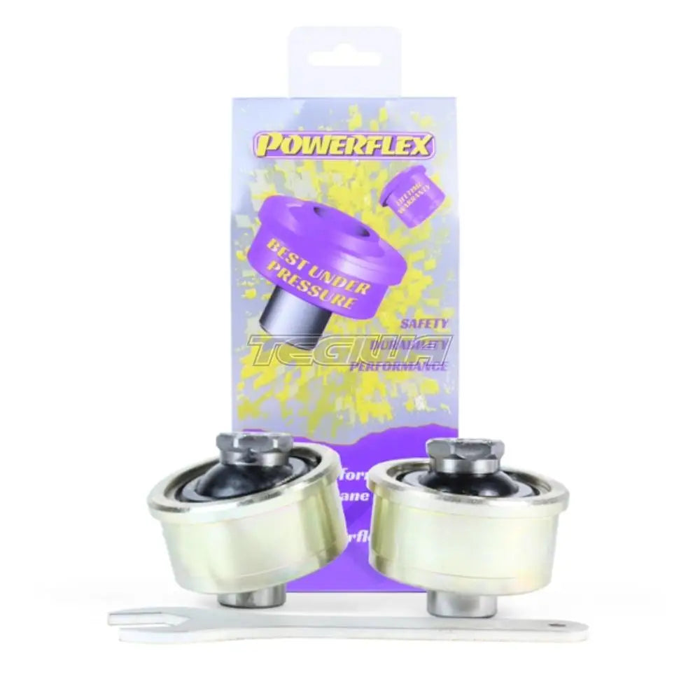 Powerflex Road Series Front Wishbone Rear Bush Caster Adjustable Fiat Punto Evo Abarth 09-15 Bushes