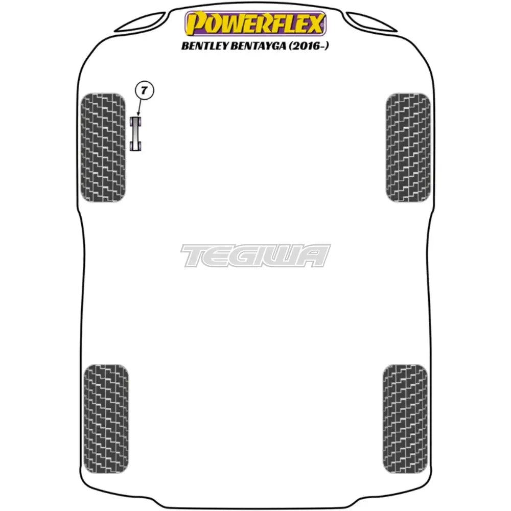 Powerflex Road Series Jack Pad Adaptor Bentley Bentayga 16 + Tools