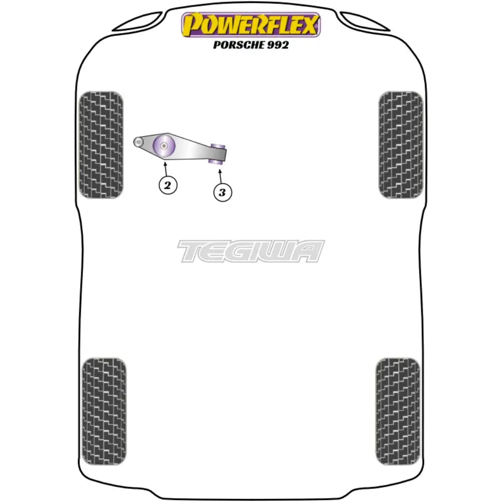 Powerflex Road Series Jack Pad Adaptor Porsche 911 992 21 + Tools