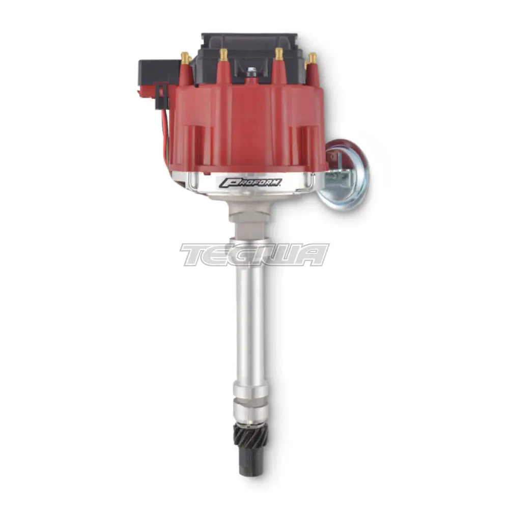 Proform Hei Electronic Racing Distributor With Coil Chevrolet V8 55-82 Red Cap