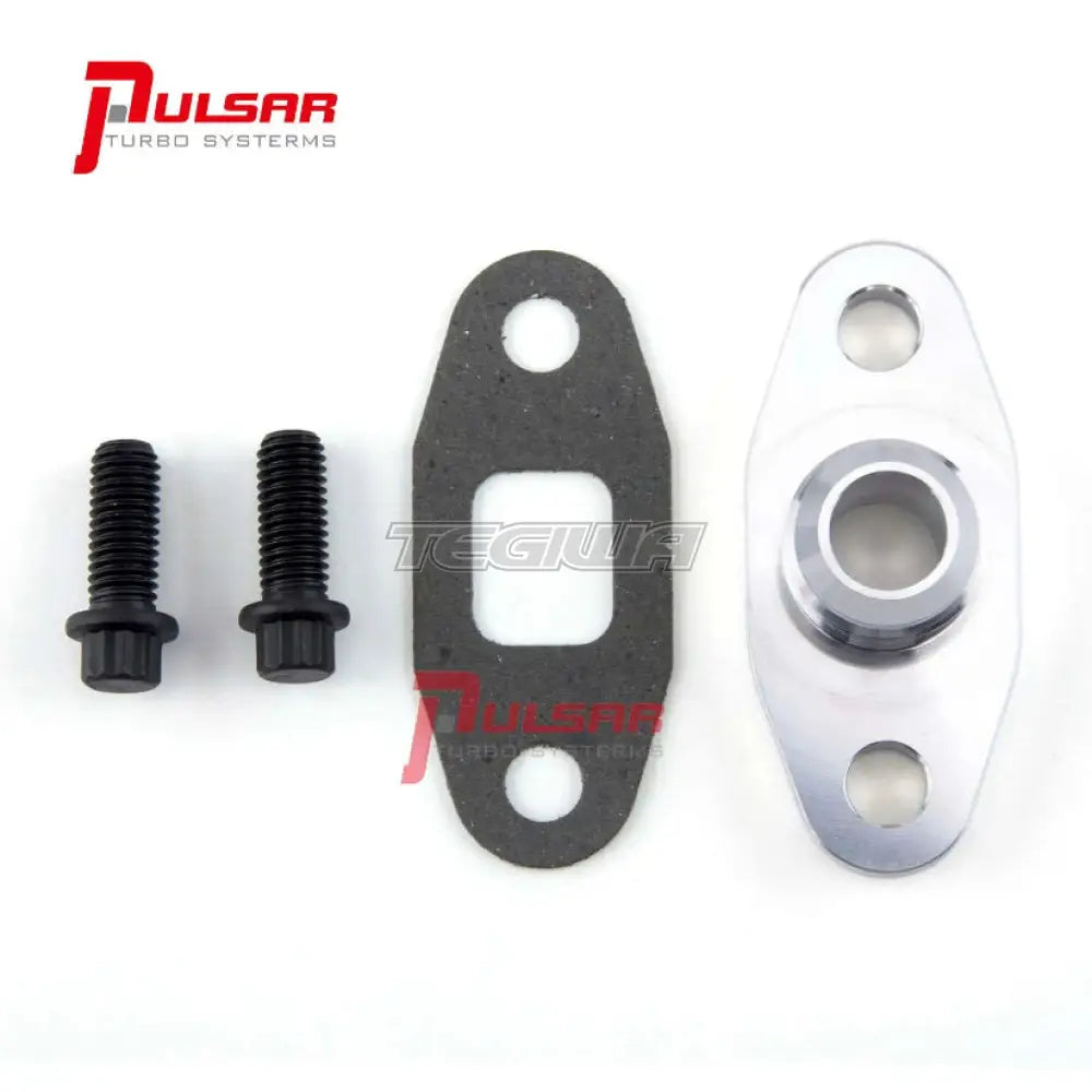 Pulsar Oil Drain Flange Install Kit For Precision Turbo T4 T67 T72 T76 T78 Turbochargers & Kits