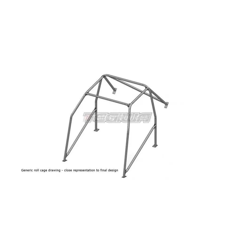 Rear Cage - Cross Diagonal And Harness Bar Rbh012 5Sxu Clearance Roll Cages And Door Bars