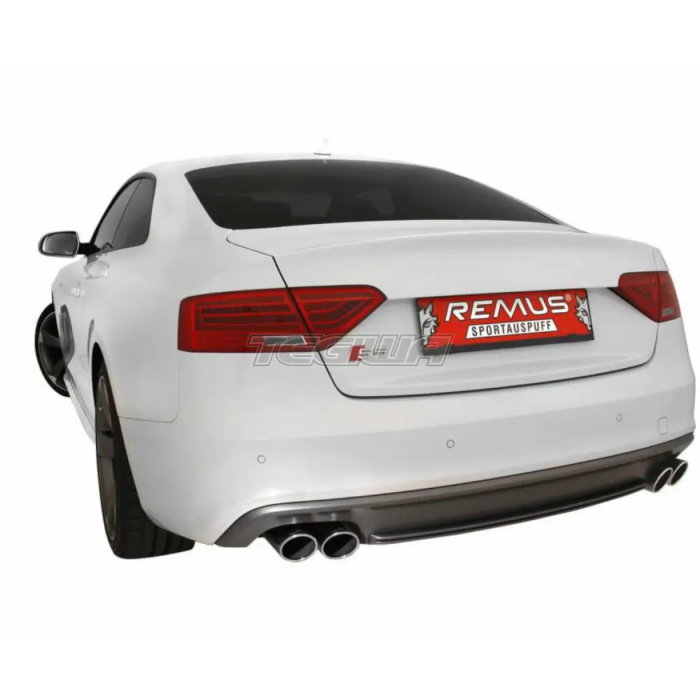 Remus Non-Resonated Cat Back System Left/Right Audi S5 8F Cabriolet/8T Coupe 3.0 Tfsi 09 + Exhaust