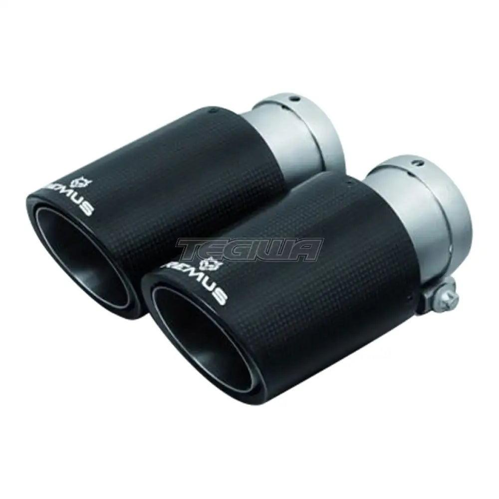 Remus Non-Resonated Rear Silencer Left/Right Seat Leon 5F 1.2/1.4 Tsi 13-16 4 Carbon Tail Pipes