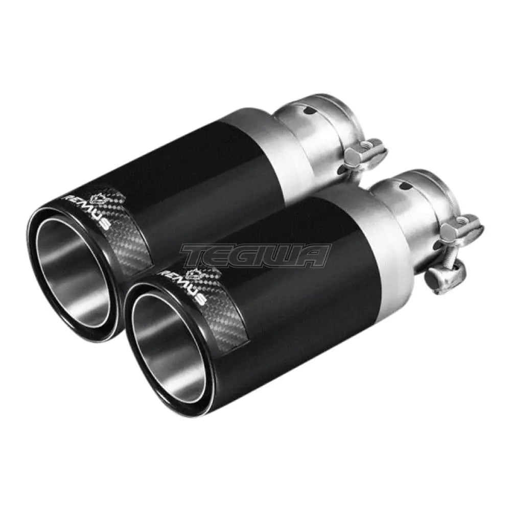 Remus Rear Silencer Left/Right Cupra Ateca Type 5Fp 2.0 Tsi 18 + 4 Tail Pipes 98Mm Black Chrome