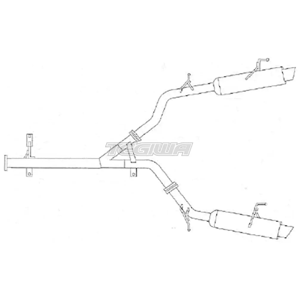 Revel Medallion Touring-S Silenced Exhaust System Mitsubishi 3000GT VR4 90-99