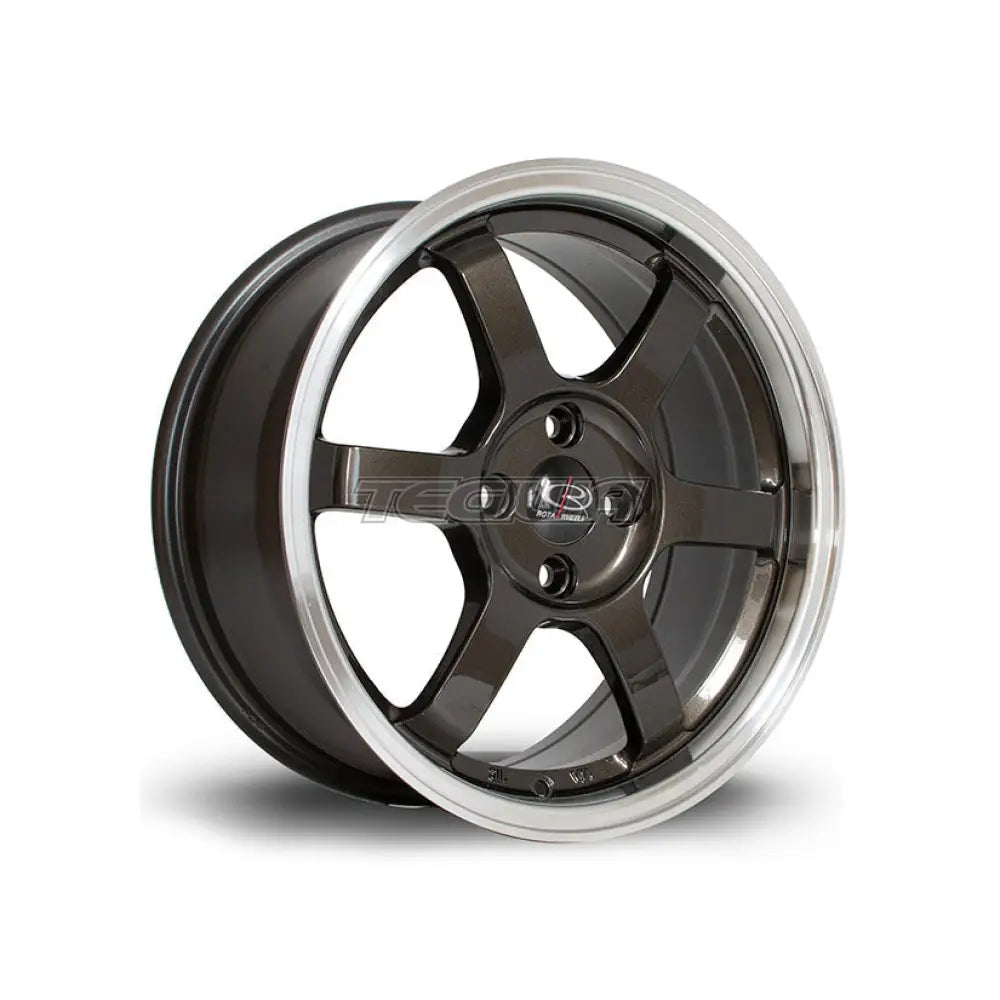 Rota Grid Alloy Wheel Gunmetal Polished Lip