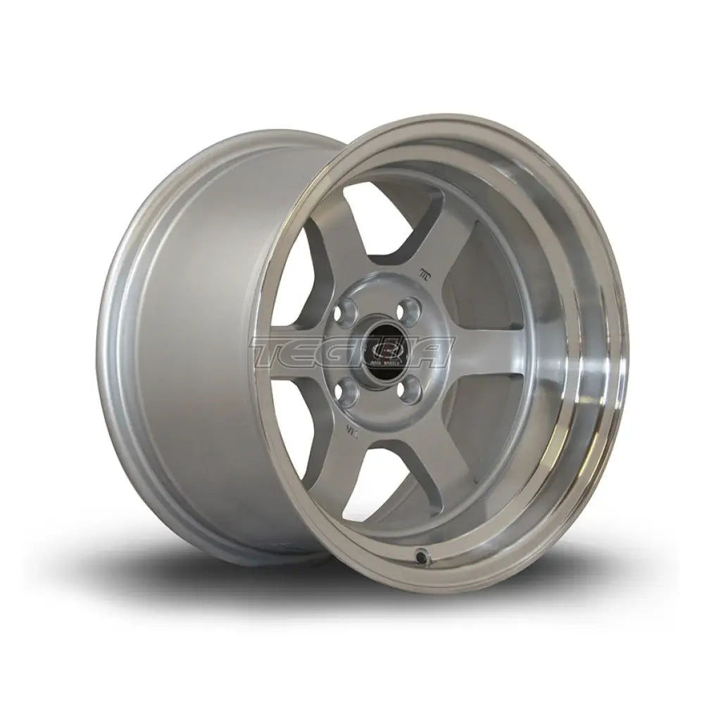 Rota Grid-V Alloy Wheel Silver Polished Lip