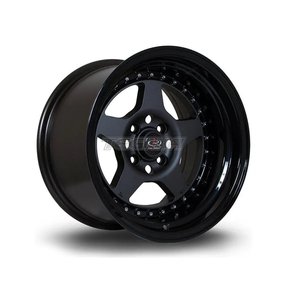 Rota Kyusha Alloy Wheel Flat Gunmetal Black Lip