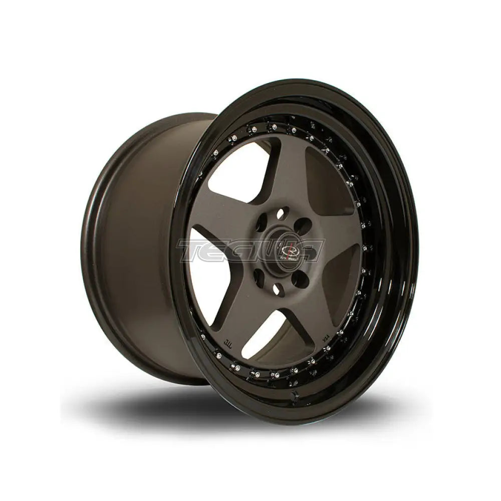 Rota Kyusha Alloy Wheel Flat Gunmetal Black Lip