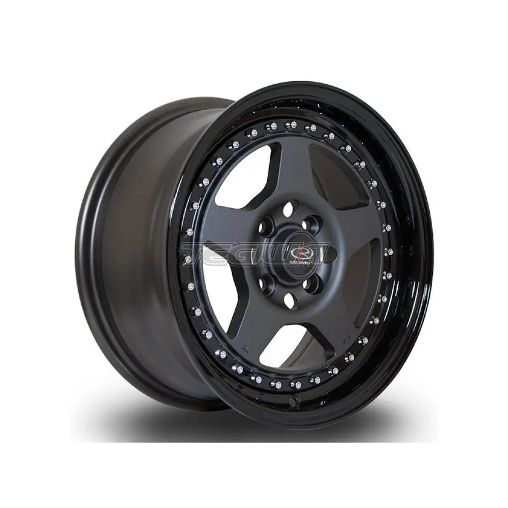 Rota Kyusha Alloy Wheel Flat Gunmetal Black Lip