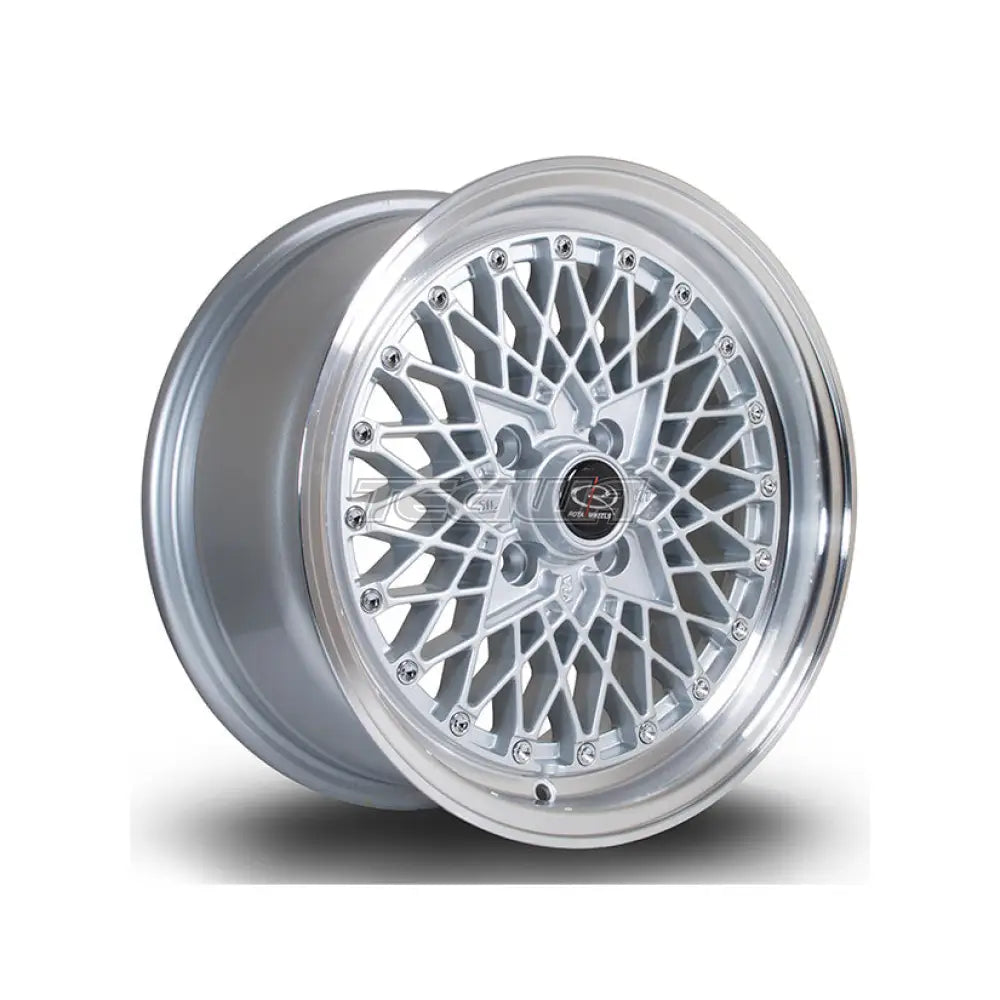 Rota OSMesh Alloy Wheel Silver Polished Lip