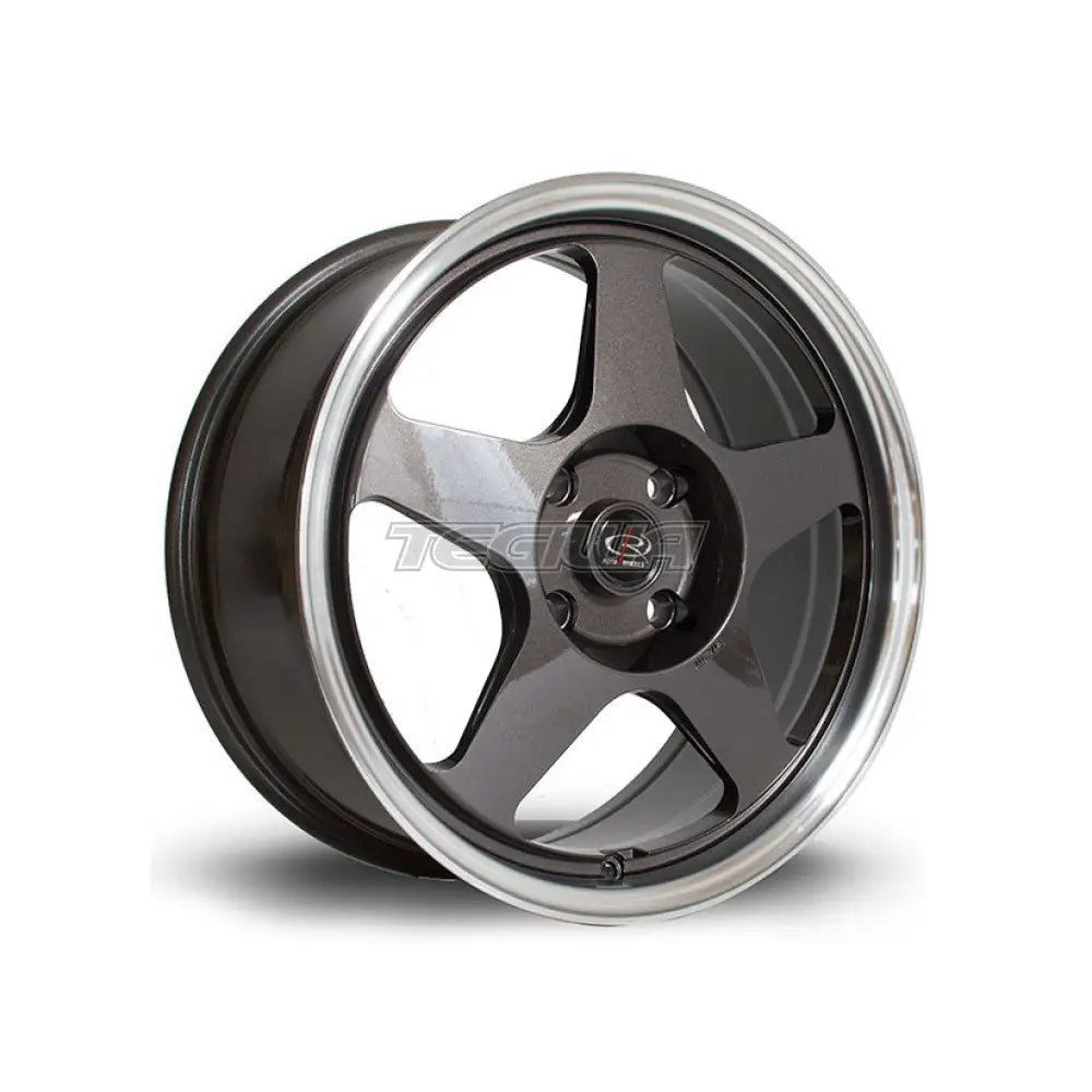 Rota Slip Alloy Wheel Gunmetal Polished Lip