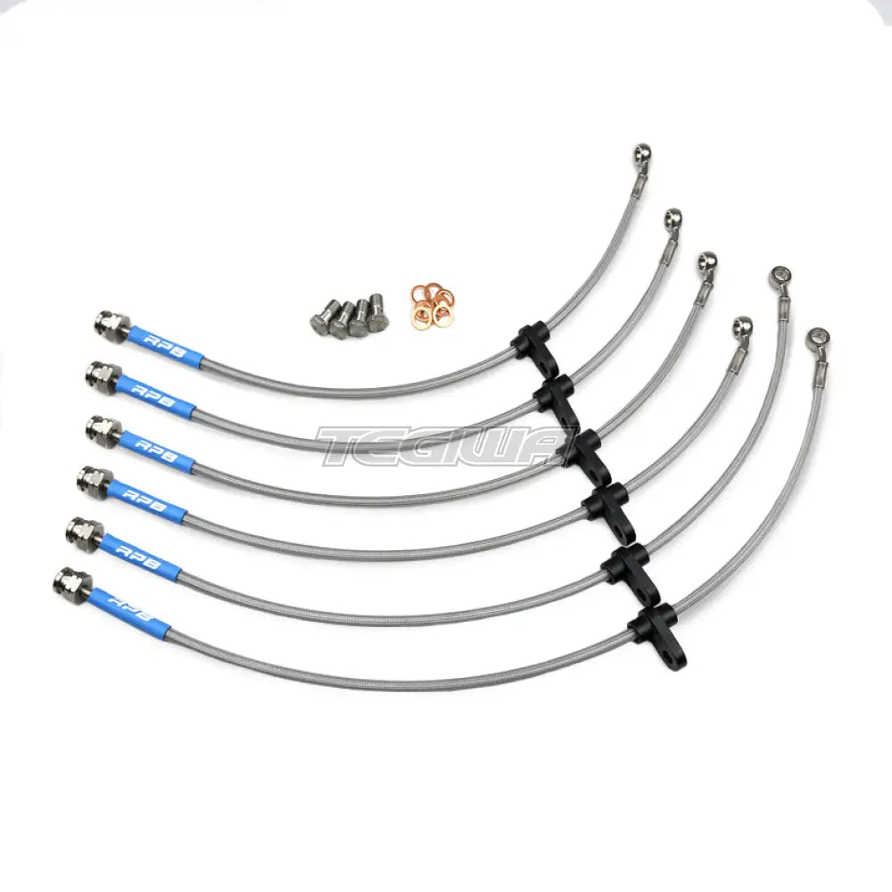 Rpb Braided Brake Lines Suzuki Swift Sport 1.6 Vvti Zc31 06 + Challenge