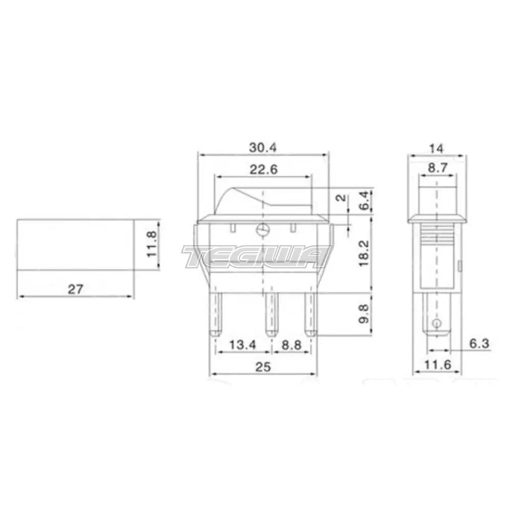 Rrs 12V 20A Red Luminous Switch Sensors And Connectors