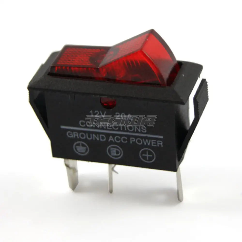 Rrs 12V 20A Red Luminous Switch Sensors And Connectors