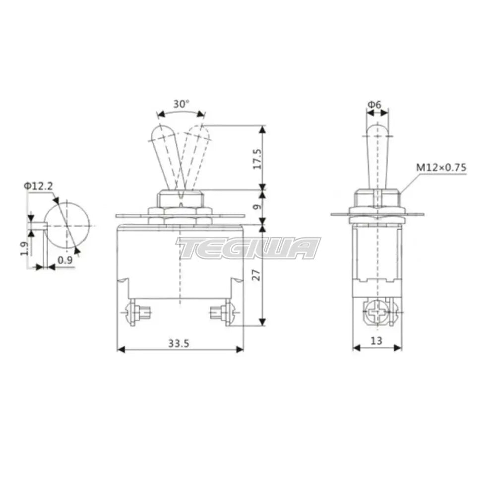 Rrs 17.5Mm Metal Rod Switch On/Off Sensors And Connectors