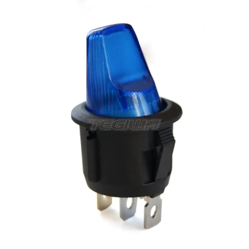 Rrs 20Mm Mini Lever-Lit Switch 12V Blue Sensors And Connectors