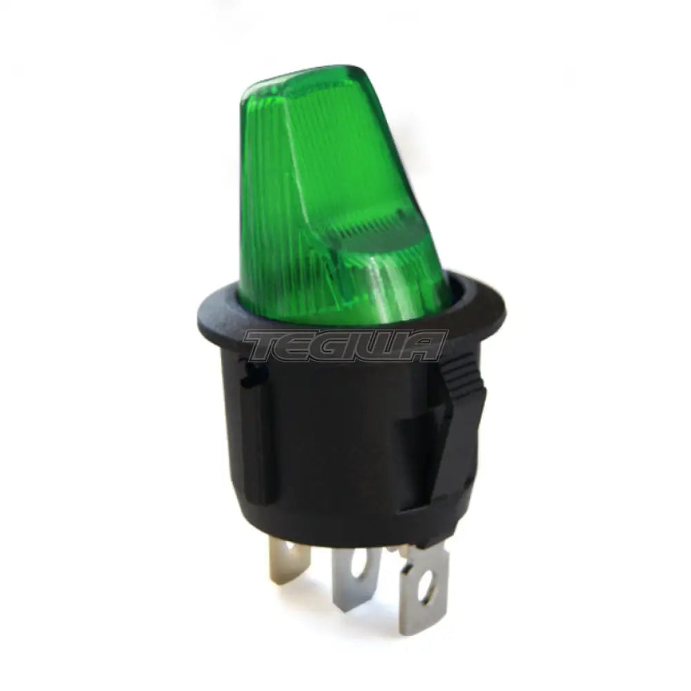 Rrs 20Mm Mini Lever-Lit Switch 12V Green Sensors And Connectors