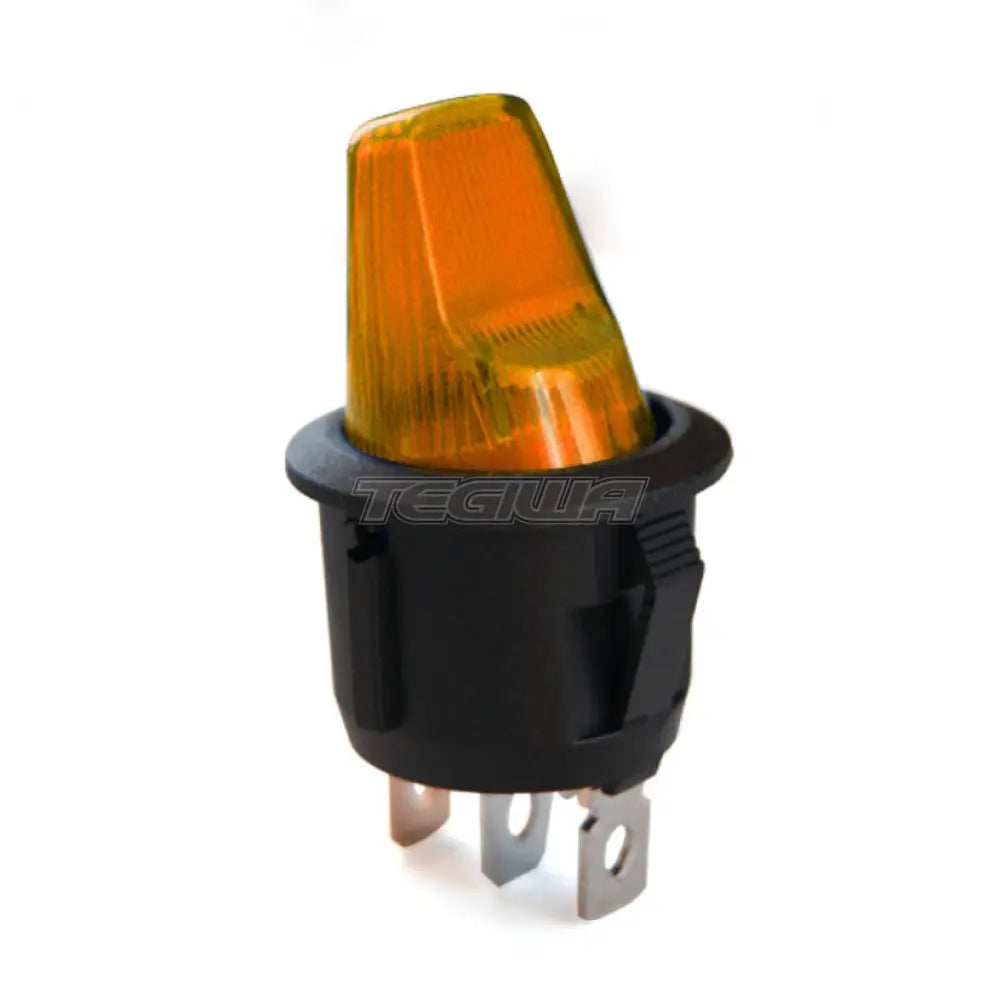 Rrs 20Mm Mini Lever-Lit Switch 12V Orange Sensors And Connectors