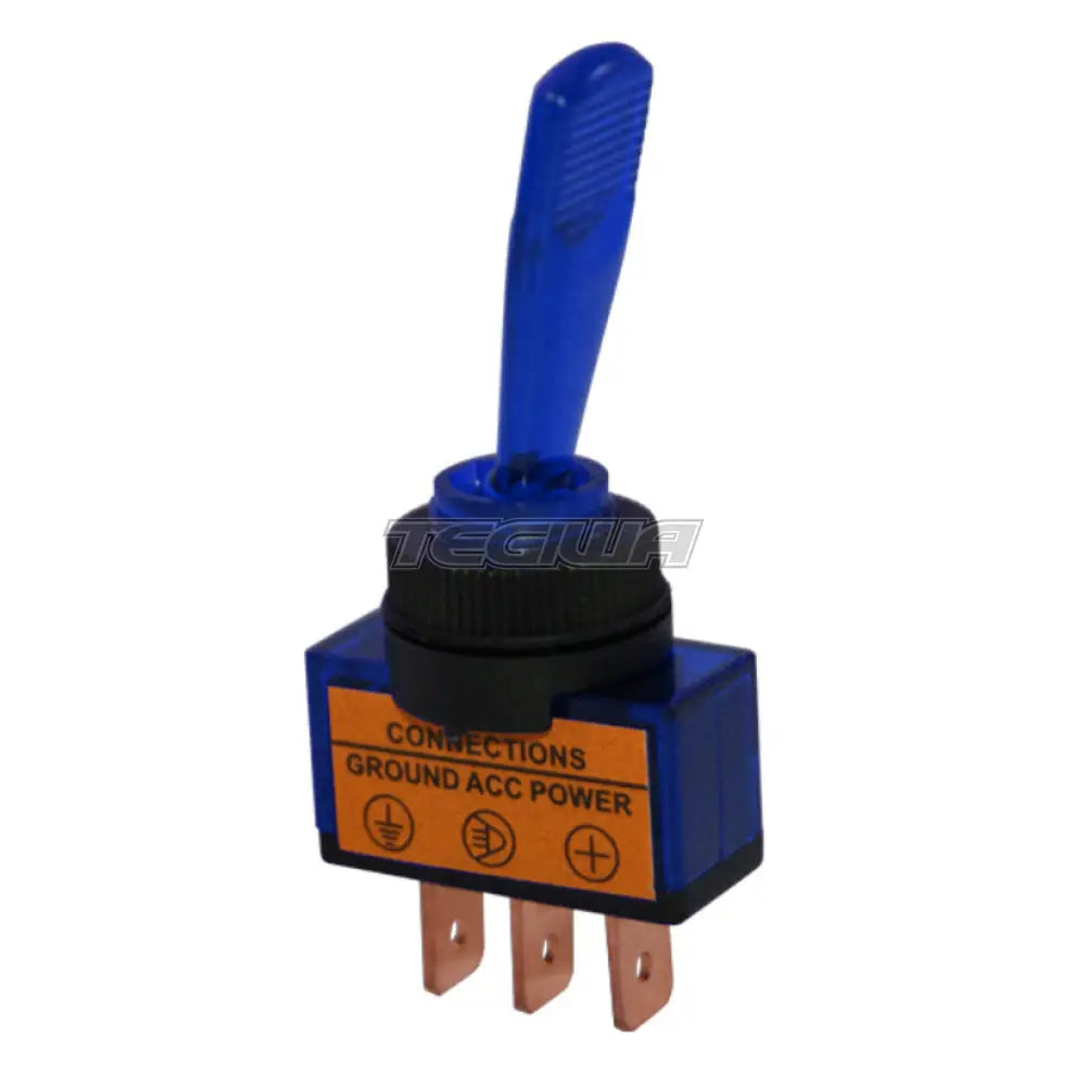 Rrs 27Mm Luminous Switch On Off 3 Pins 12V 20A Blue Sensors And Connectors