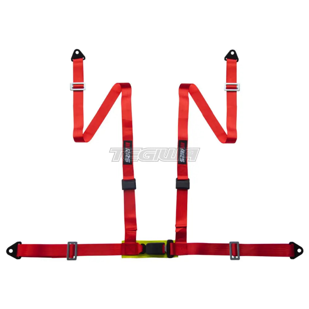 Rrs 4-Point Road Harness - Red Harnesses