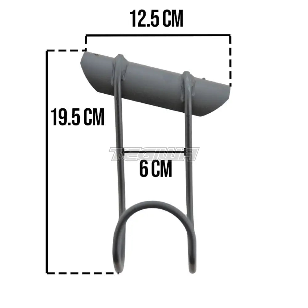 Rrs Black Helmet Hook With Fixing Collar Tools